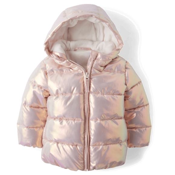 SWISS TECH Girls Size 5t Puffer Coat - Picture 1 of 14
